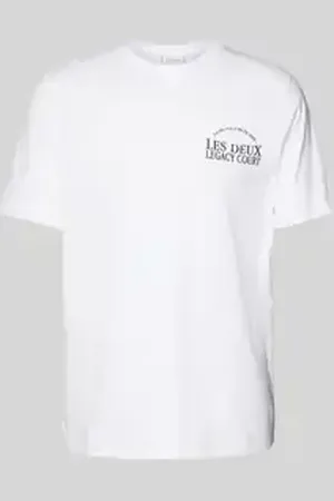Les Deux T-shirt met labelstitching, model 