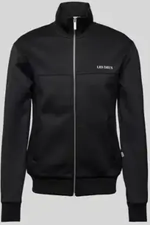 Les Deux Sweatjack met labelprint, model 