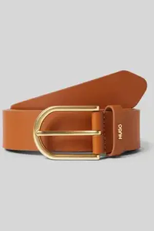 HUGO BOSS Riem van runderleer met doornsluiting, model 