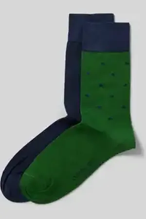 Christian Berg Sokken met labeldetail
