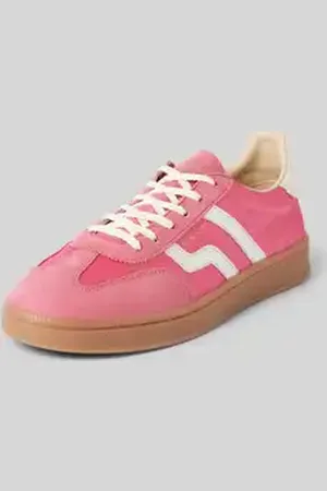 GANT Sneakers van leermix met labeldetail, model 
