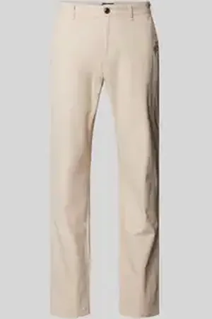 McNeal Slim fit chino met structuurmotief