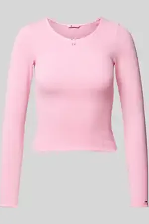 Tommy Hilfiger Shirt met lange mouwen en strikdetail
