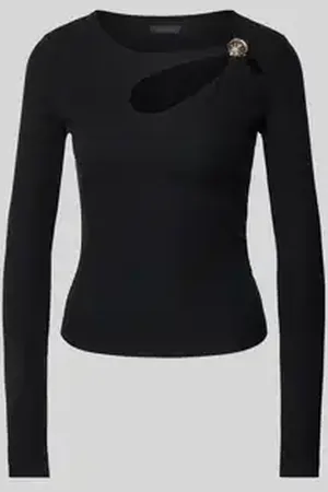 Guess Shirt met lange mouwen en cut-out, model 