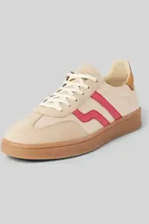 GANT Sneakers van leermix met labeldetail, model 