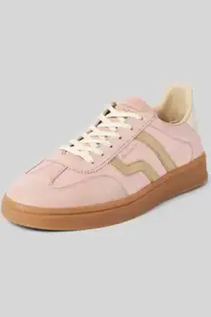 GANT Sneakers van leermix met labeldetail, model 