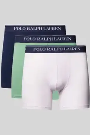 Ralph Lauren Boxershort met elastische band in een set van 3 stuks