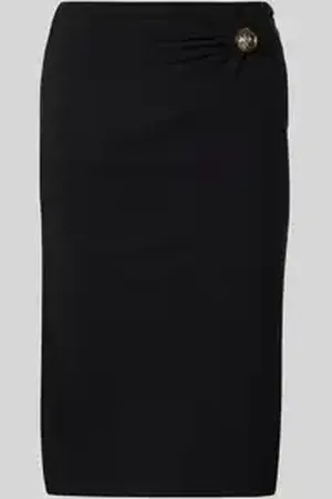 Guess Knielange rok met sierknoop, model 