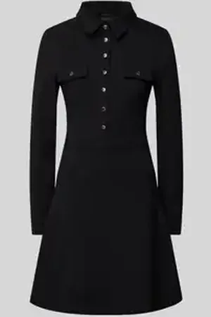 Guess Knielange jurk met platte kraag, model 