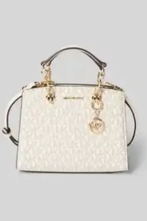 Michael Kors Handtas met labelapplicaties, model 