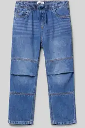 NAME IT Straight fit jeans van puur katoen