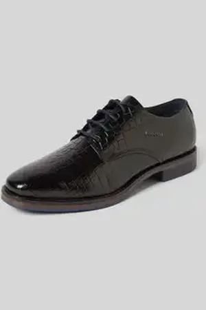 Bugatti Veterschoenen met labeldetail