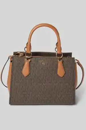 Michael Kors Handtas met labelapplicatie, model 