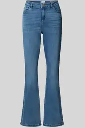 Christian Berg Bootcut jeans met riemlussen