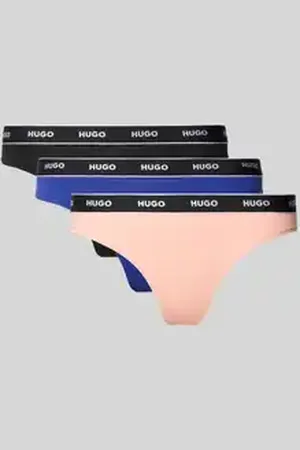 HUGO BOSS String met elastische band in een set van 3 stuks