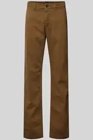 HUGO BOSS Regular fit chino met ceintuurlussen