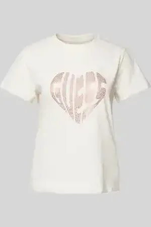Guess T-shirt met labeldetail, model 
