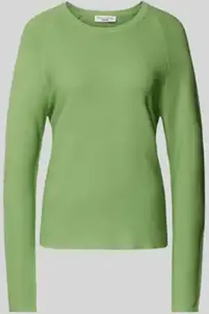 Marc O’ Polo Gebreide pullover met geribde ronde hals
