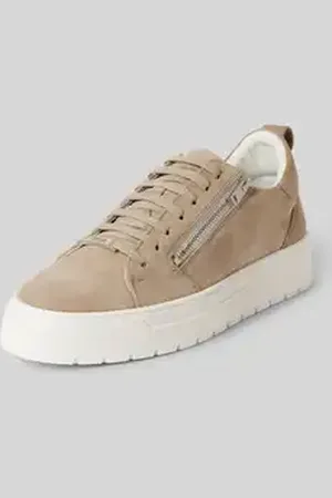 Antony Morato Sneakers van leer met sierritssluiting