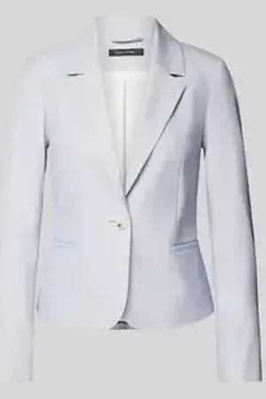 Comma, Slim fit blazer met knoopsluiting