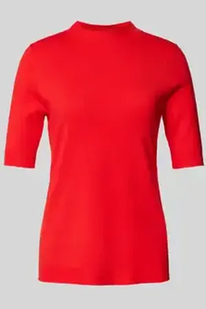 Comma, Gebreide pullover met opstaande kraag