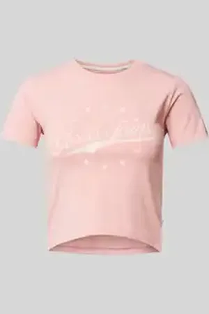Guess Kort T-shirt met labelprint