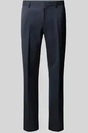HUGO BOSS Regular fit pantalon van zuivere scheerwol, model 