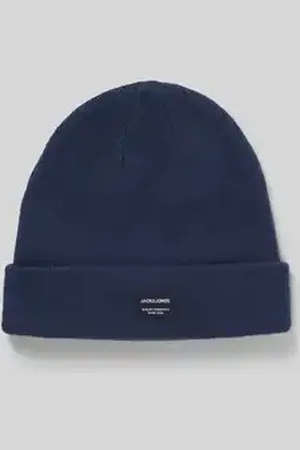JACK & JONES Beanie met labeldetail