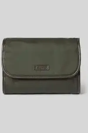 Barbour Toilettas met labeldetail