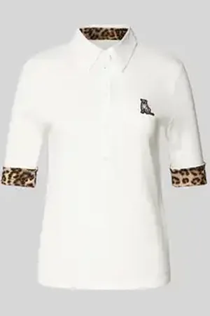 Marc Cain Poloshirt met labelpatch, model 