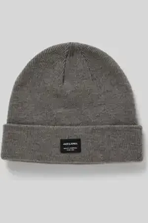 JACK & JONES Beanie met labeldetail