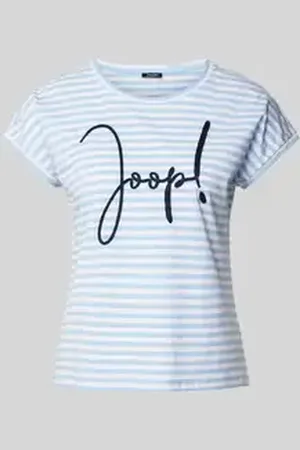 JOOP! T-shirt met labelstitching, model 