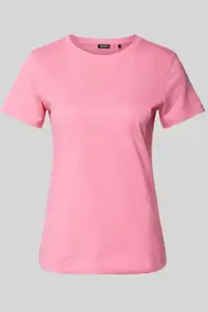 JOOP! T-shirt met geribde ronde hals
