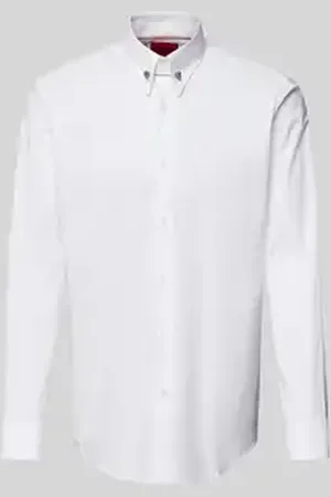 HUGO BOSS Slim fit zakelijk overhemd met kentkraag, model 