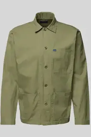 Ralph Lauren Regular fit jeansoverhemd met labeldetail, model 