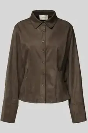 Neo Noir Overhemdblouse met knoopsluiting