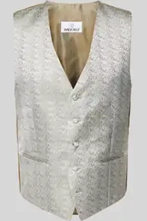 Wilvorst Gilet met all-over motief