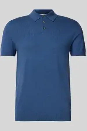SELECTED Poloshirt met elastische boorden
