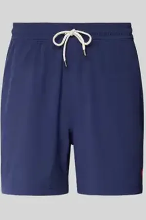 Ralph Lauren Regular fit zwembroek met logostitching, model 