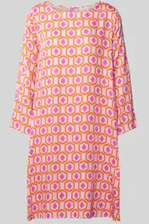 Milano Knielange jurk met 3/4-mouwen