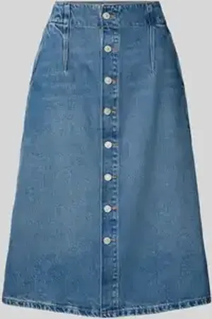 Ralph Lauren Jeansrok met doorknoopsluiting
