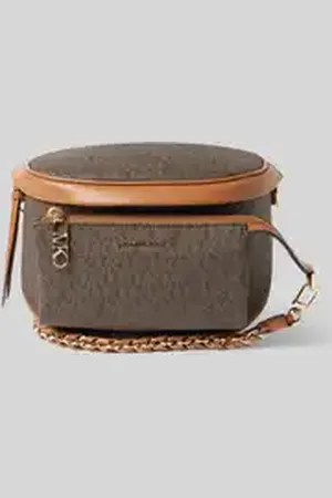Michael Kors Handtas met labelapplicatie, model 
