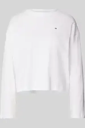 Tommy Hilfiger Shirt met lange mouwen en labelstitching
