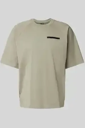 EA7 T-shirt met labeldetail