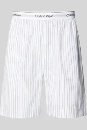 Calvin Klein Regular fit korte broek met elastische band met label