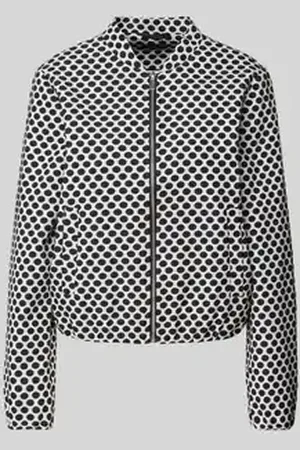 More & More Blazer met opstaande kraag