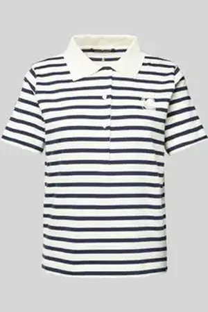 Luisa Cerano T-shirt met overhemdkraag