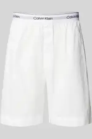 Calvin Klein Regular fit korte broek met elastische band met label