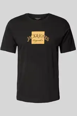 JACK & JONES T-shirt met labelprint, model 