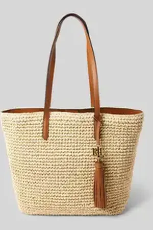 Ralph Lauren Handtas met labelapplicatie, model 